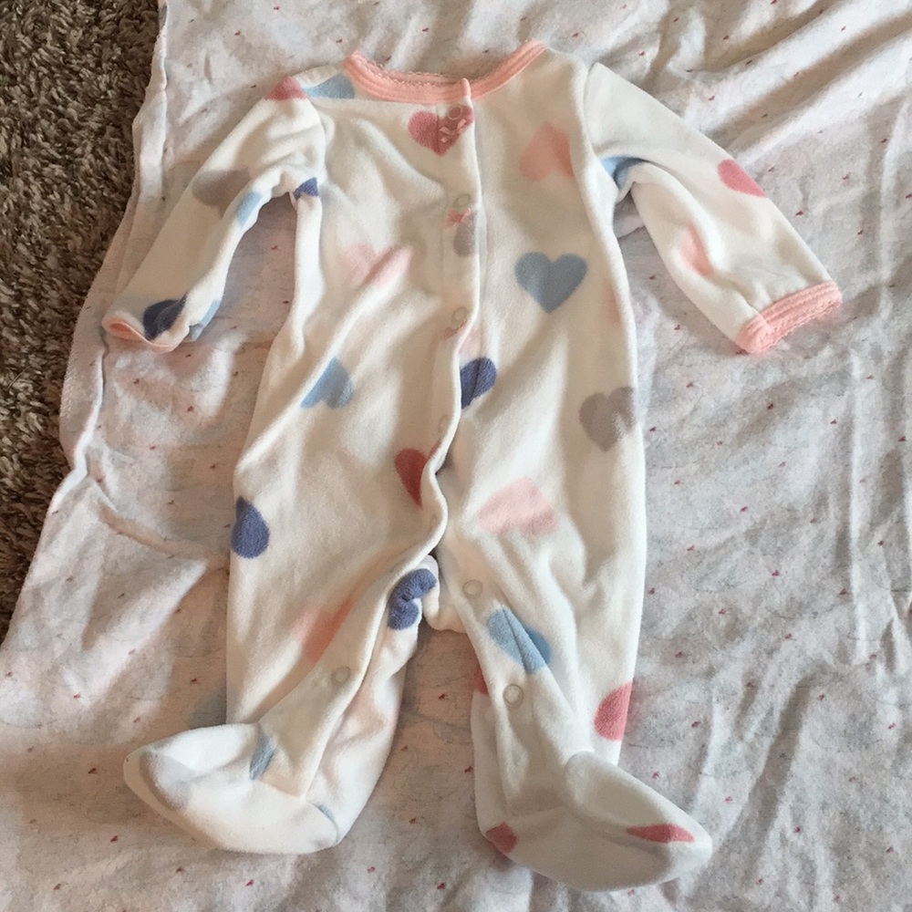 Newborn heart Pajamas
